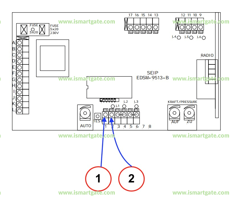 Wiring diagram for SEIP EASY SM